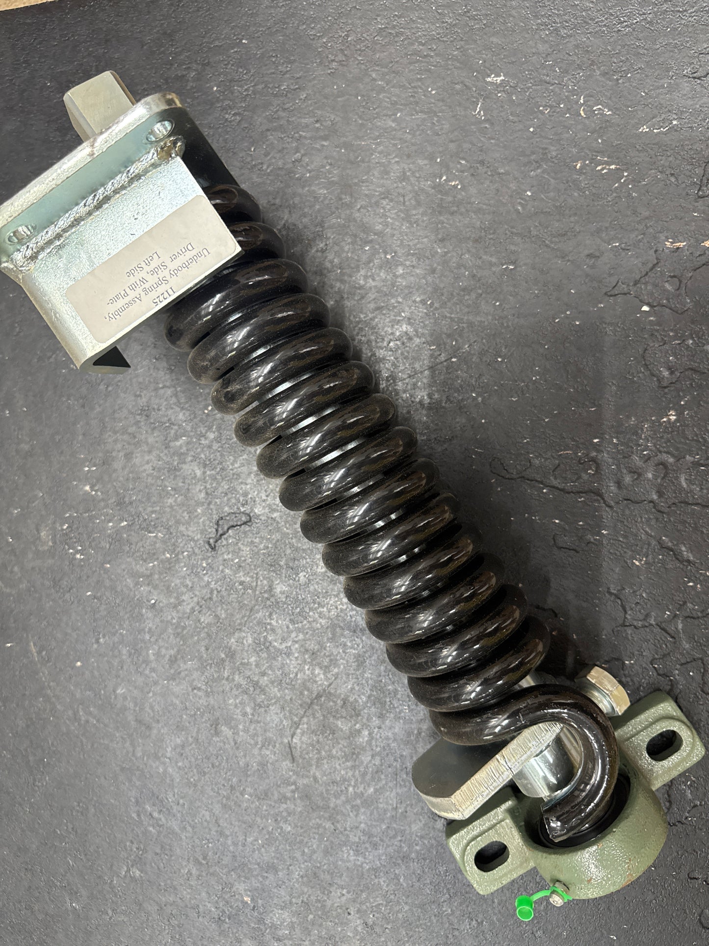 Underbody Spring Assembly Driverside with plate