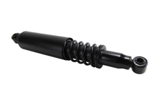 Steerable lift axle shock